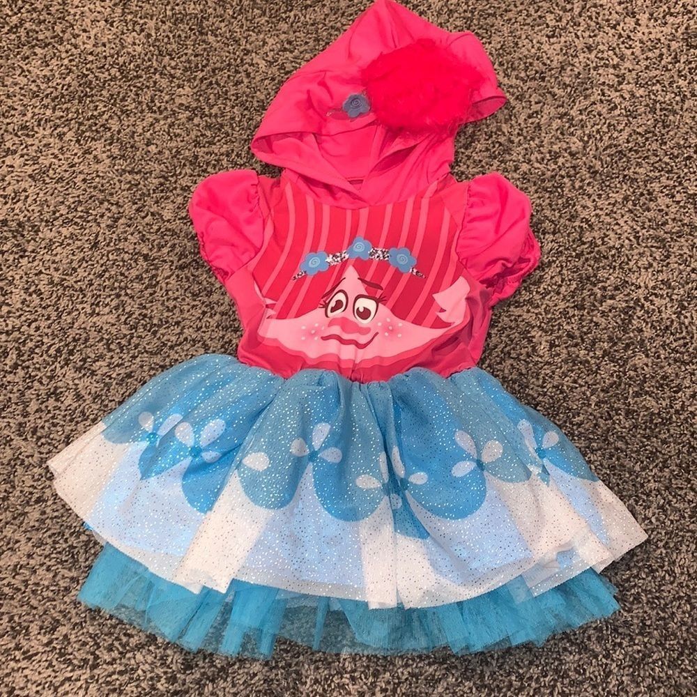 Dreamworks Trolls Baby Girls Poppy Dress SZ.18/24 mo.